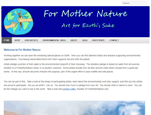 Tablet Screenshot of formothernature.com